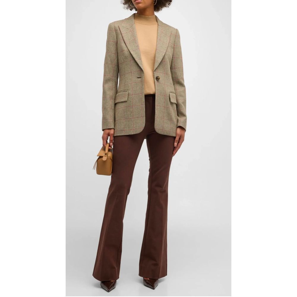 Derek Lam 10 Crosby‎ Crosby Flare Trouser Chocolate Size 6 Pants